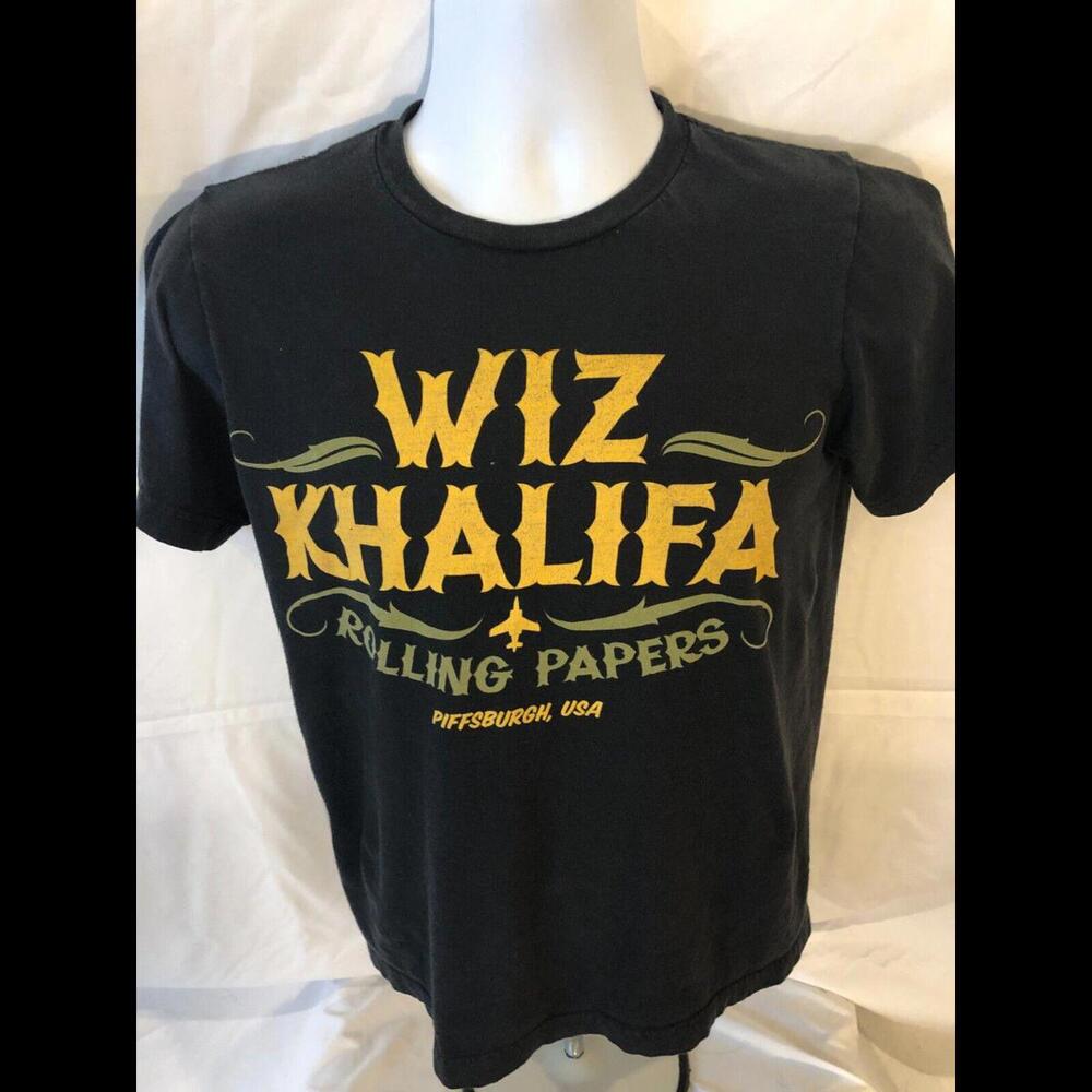 Wiz Khalifa Black Small Rolling Papers Pittsburgh Pre-Owned